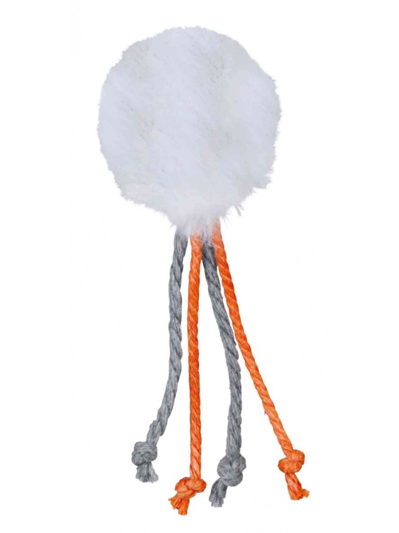 Trixie pluche balletjes met bel 4cm