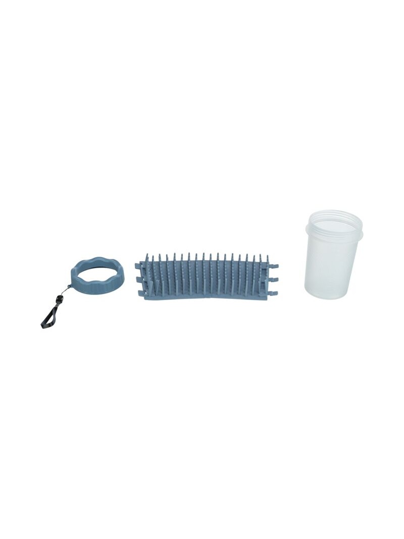 Trixie pootreiniger silicone s-m blauw