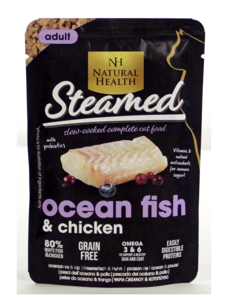 Natural health cat steamed ocean 85gram