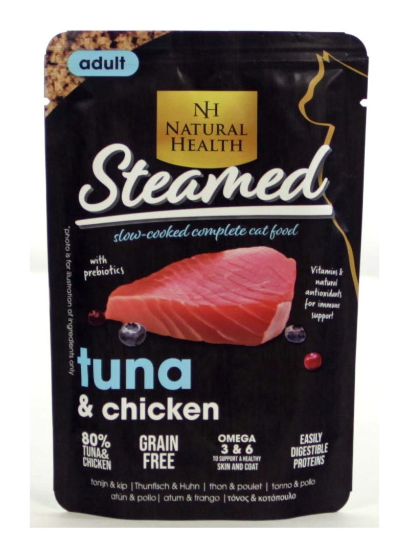 Natural health cat steamed tuna 85gram