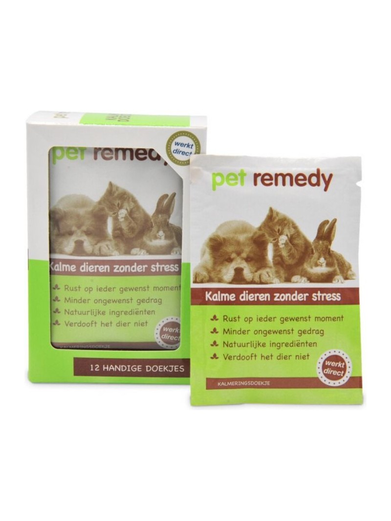 Pet remedy kalmerende doekjes