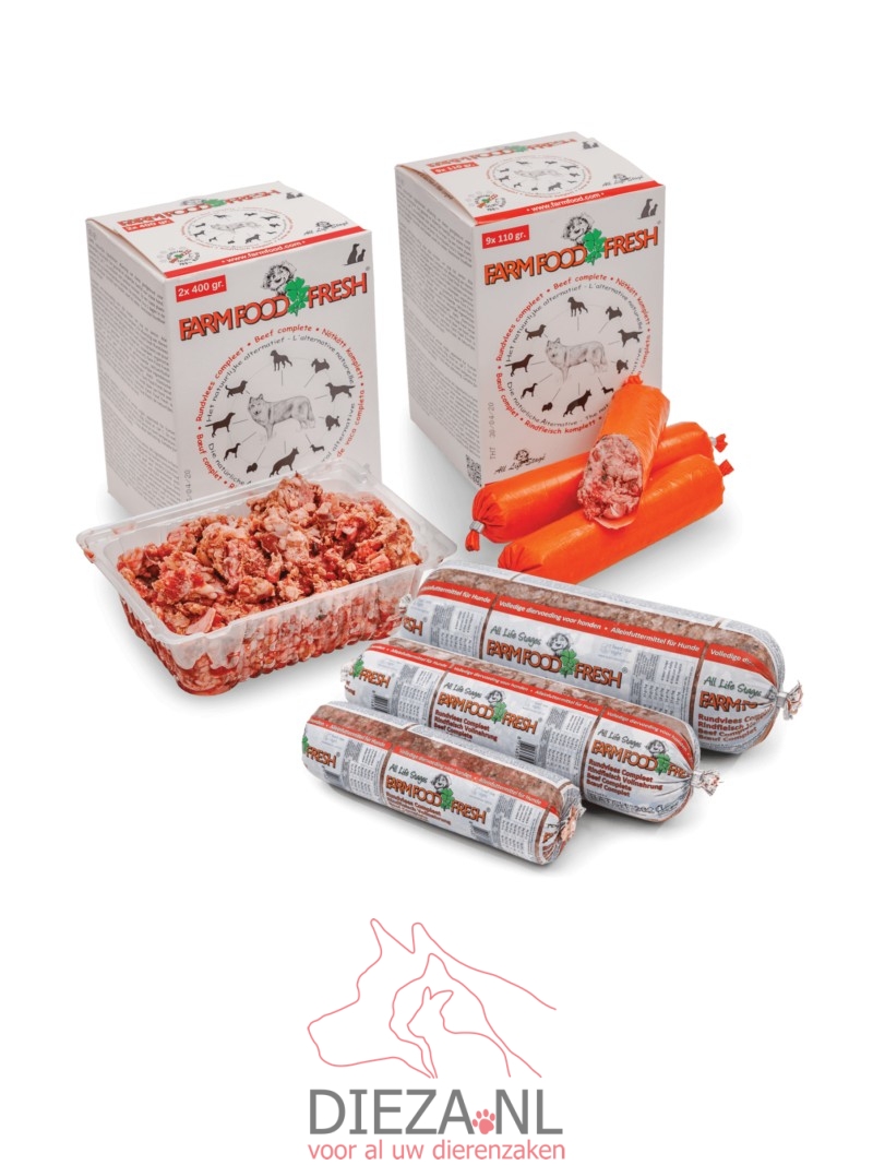 Farm food fresh rundvlees compleet