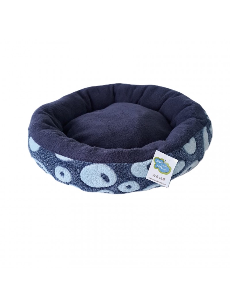 Slaaplekkerzacht donut mand 30cm bubbels