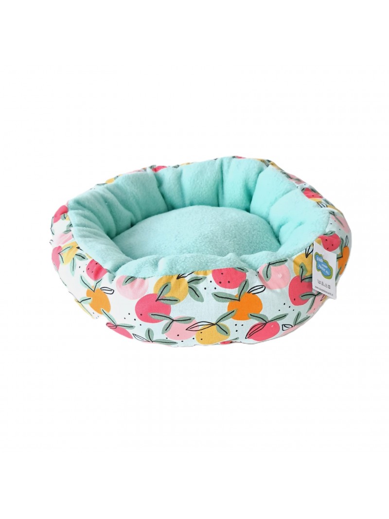 Slaaplekkerzacht donut mand 30cm fruit