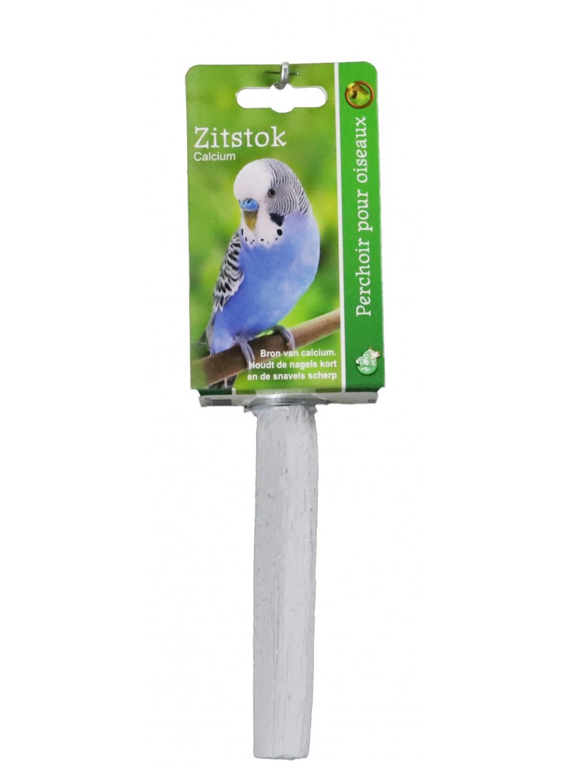 Boon zitstok calcium wit+schroefdraad