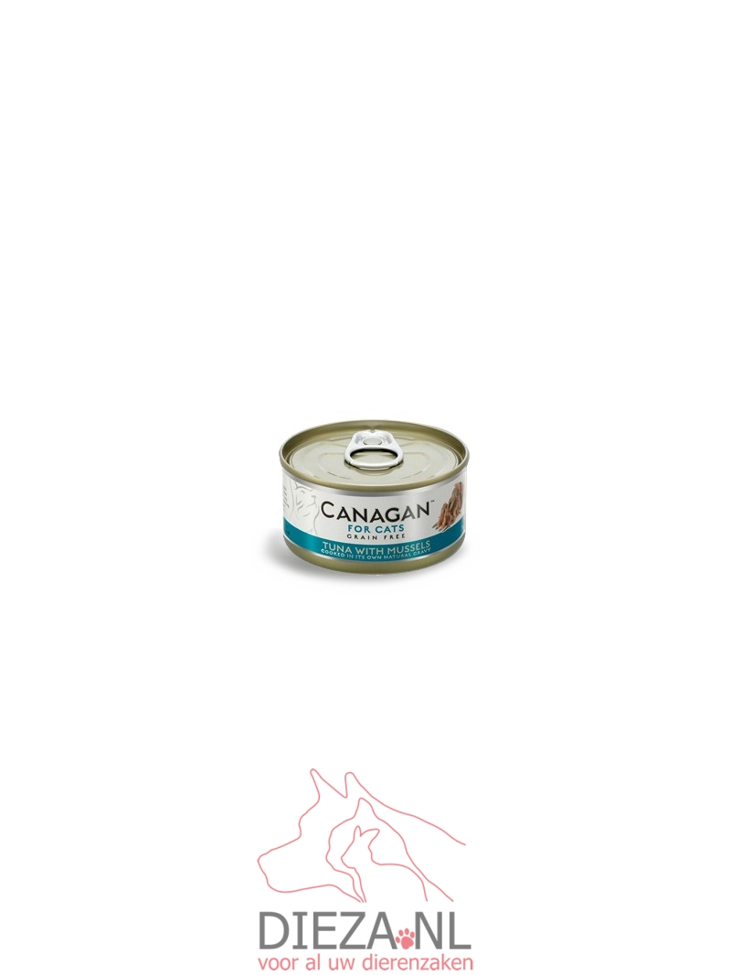 Canagan blik kat tonijn/mossel 75gram