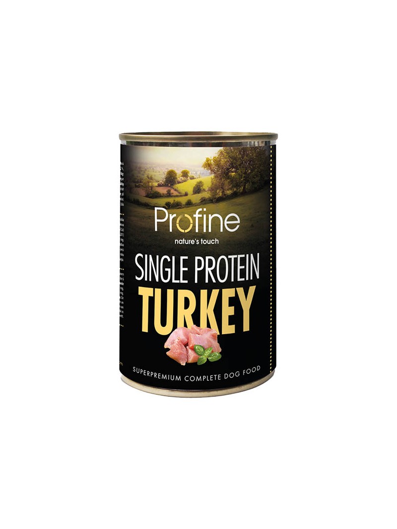 Profine blik single proteine turkey 400gram