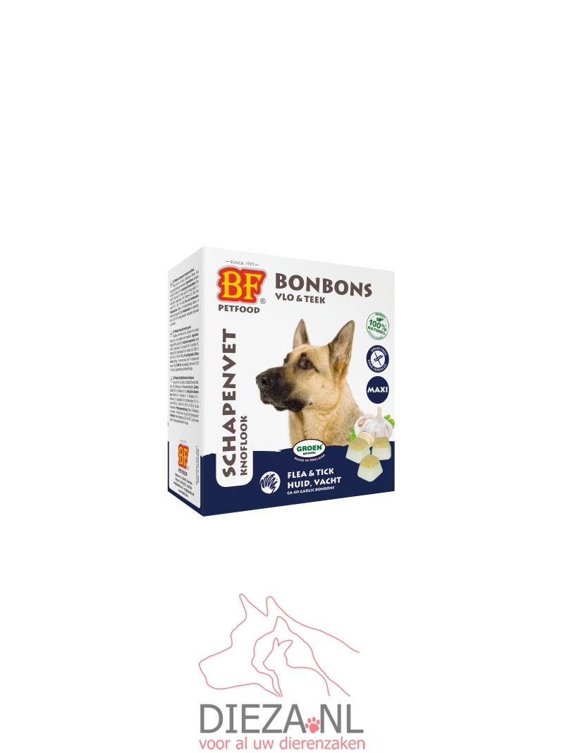 Biofood schapenvet bonbons knoflook