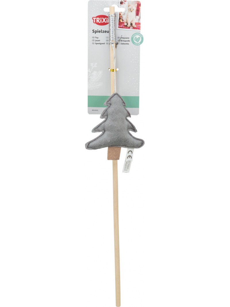 Trixie speelhengel met kerstboom 48cm