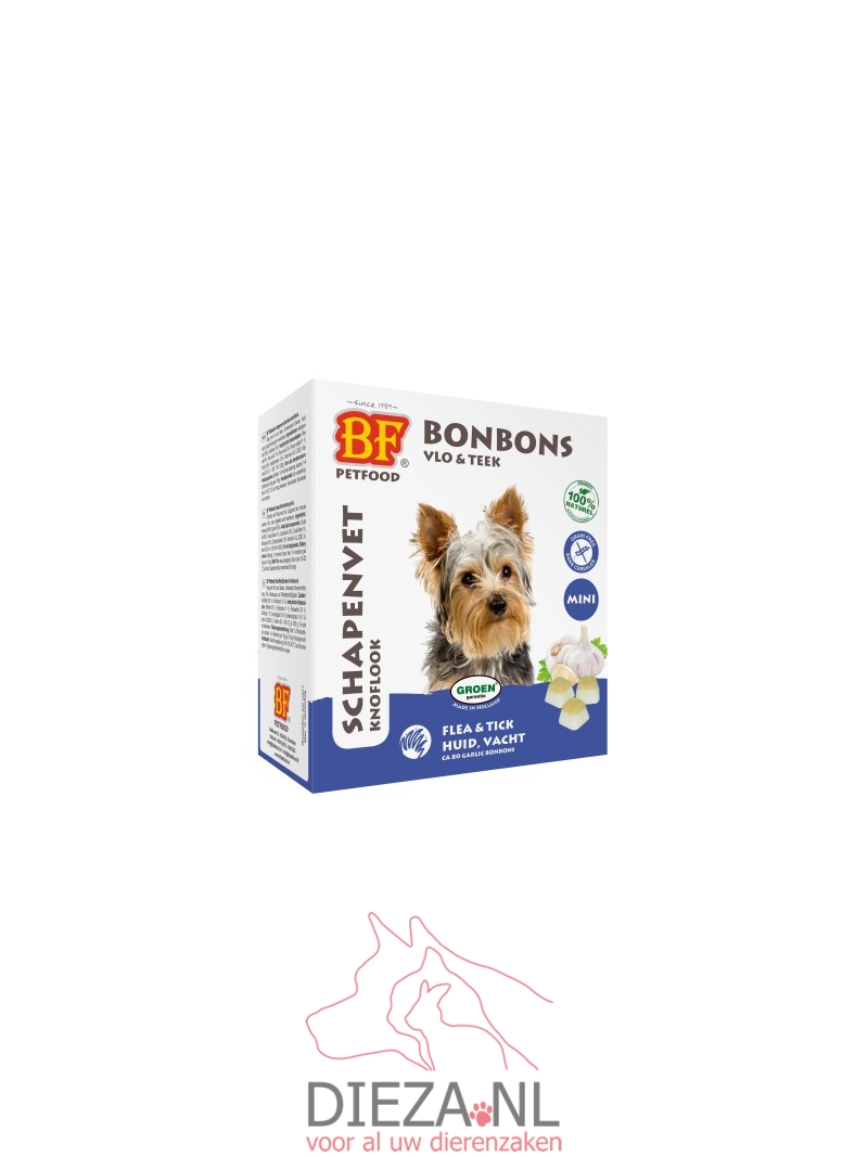Biofood schapenvet bonbons knoflook