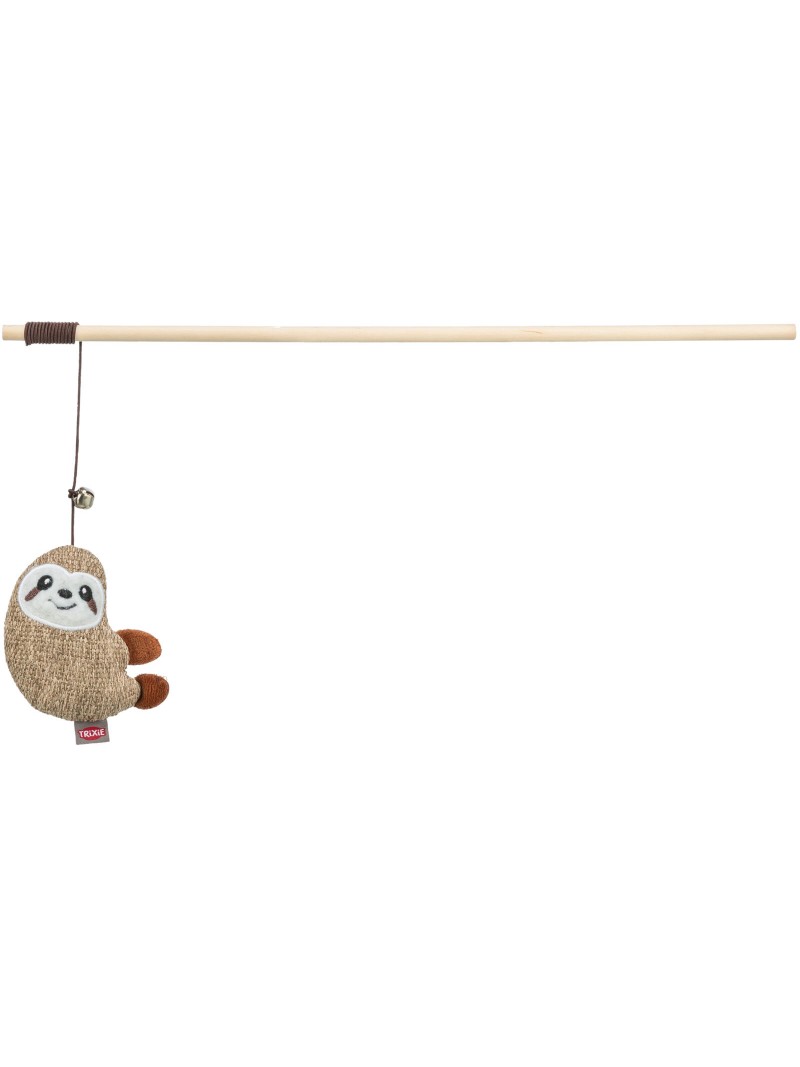 Trixie houten speelhengel met luiaard