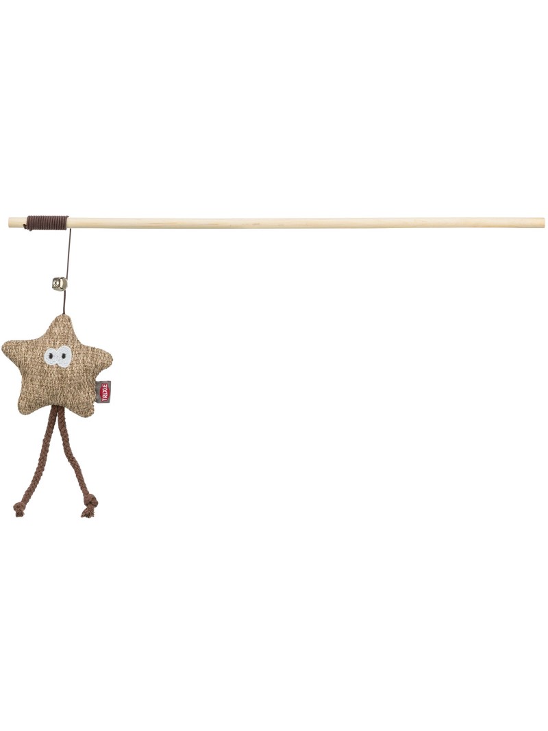 Trixie houten speelhengel met ster