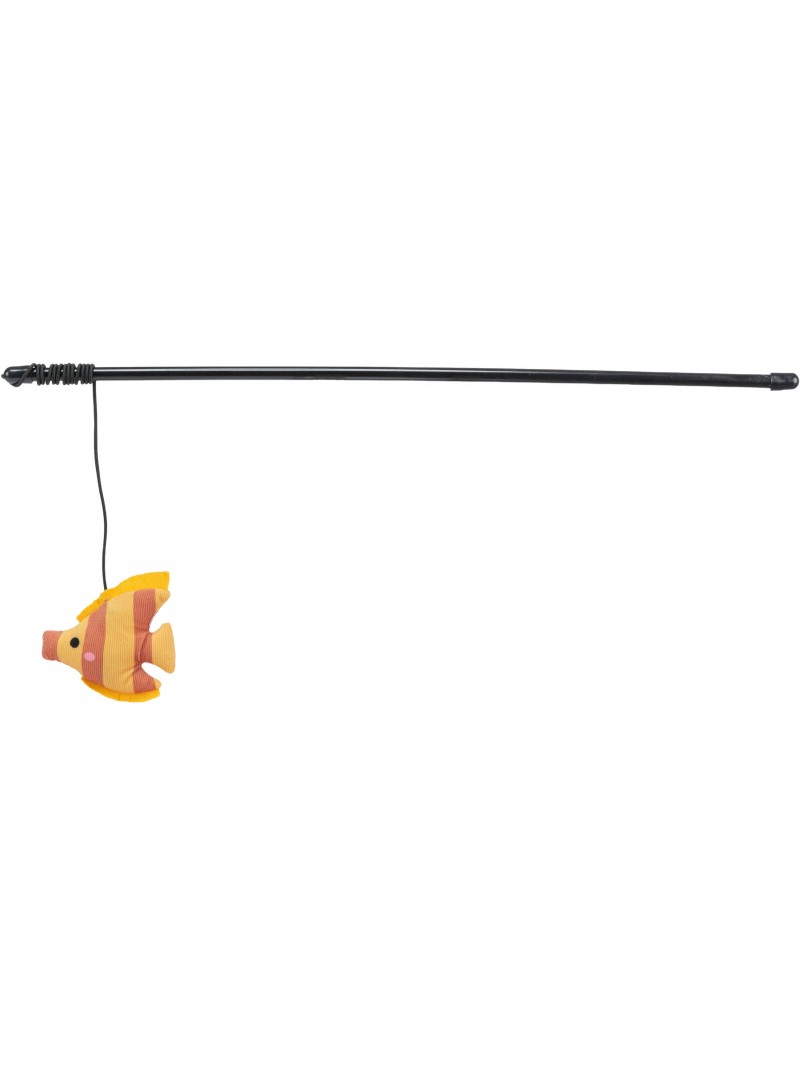 Trixie speelhengel met vis 46cm