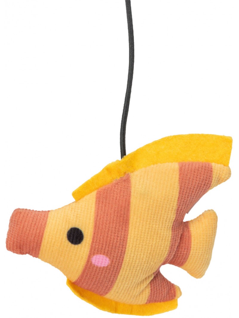 Trixie speelhengel met vis 46cm
