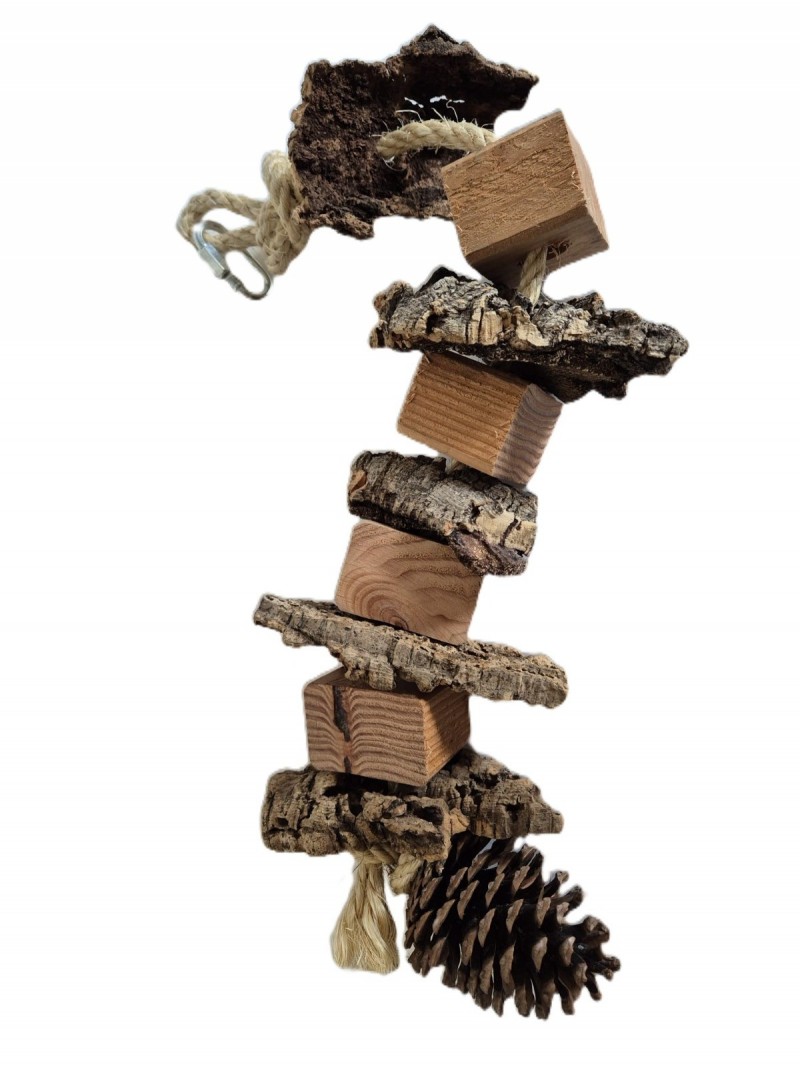 The flock cork and wood tower medium