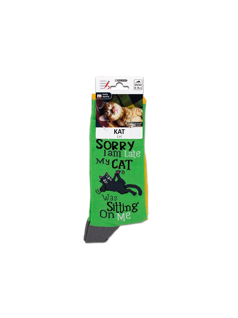 Mm sokken luie kat