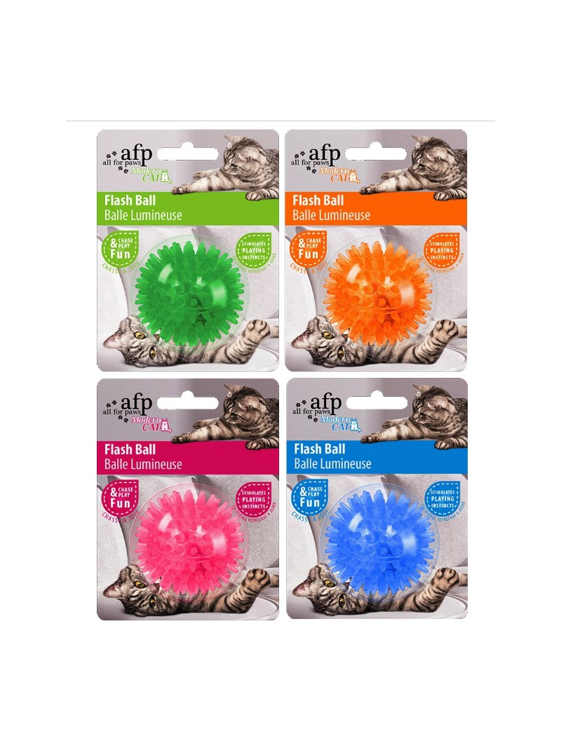 All for paws afp modern cat flash ball assorti