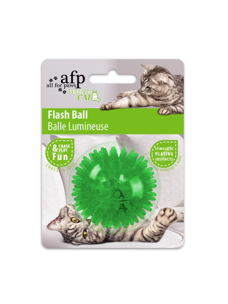 All for paws afp modern cat flash ball assorti