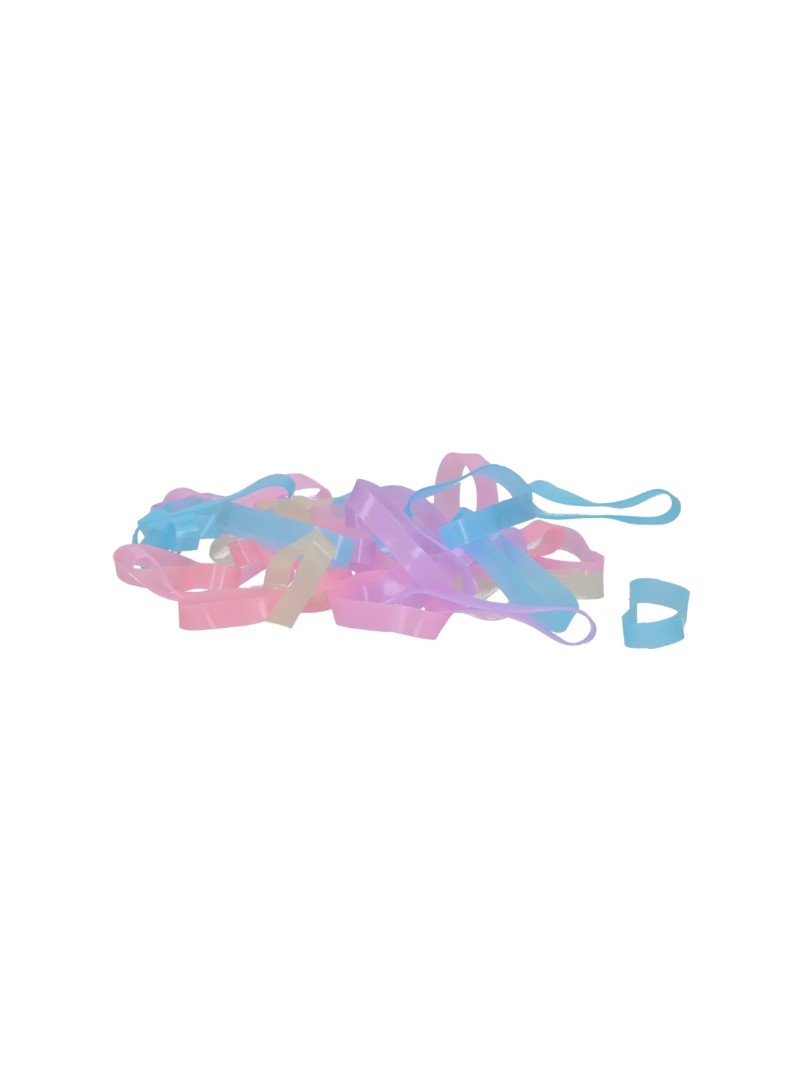 Excellent horse rubber bands silicone rainbow