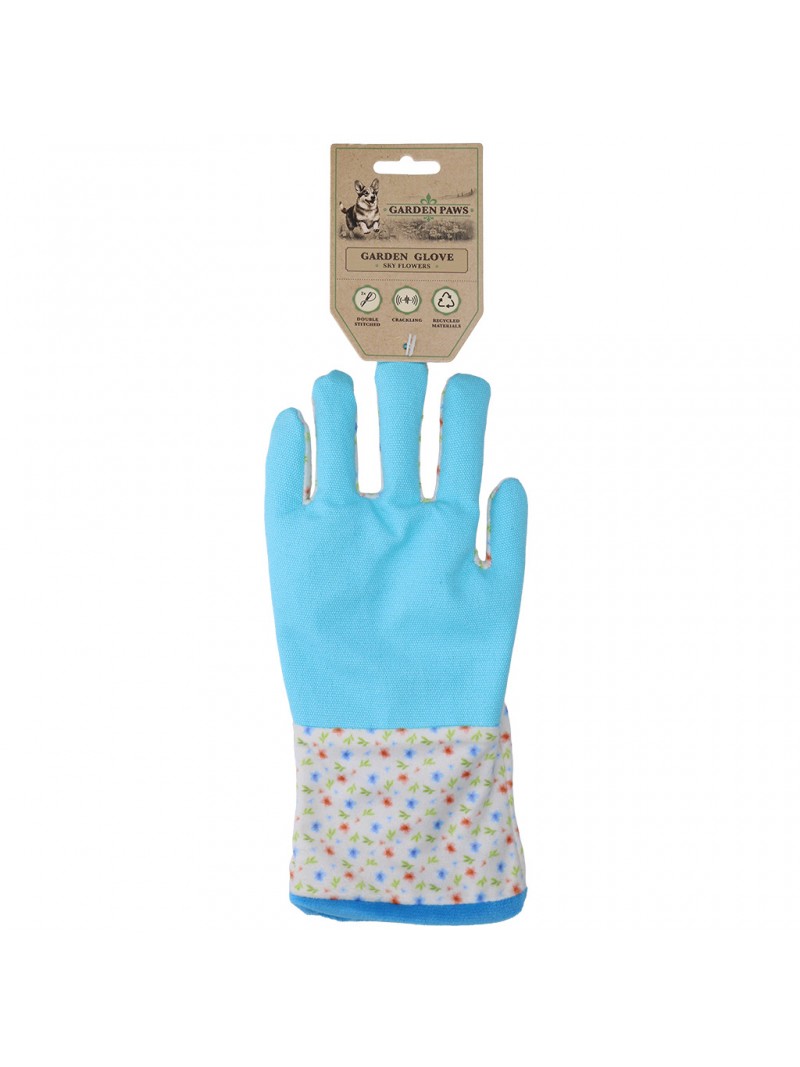 Garden paws garden glove sky flowers