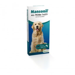 Mansonil all worm dog tasty...