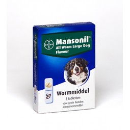 Mansonil all worm large dog...
