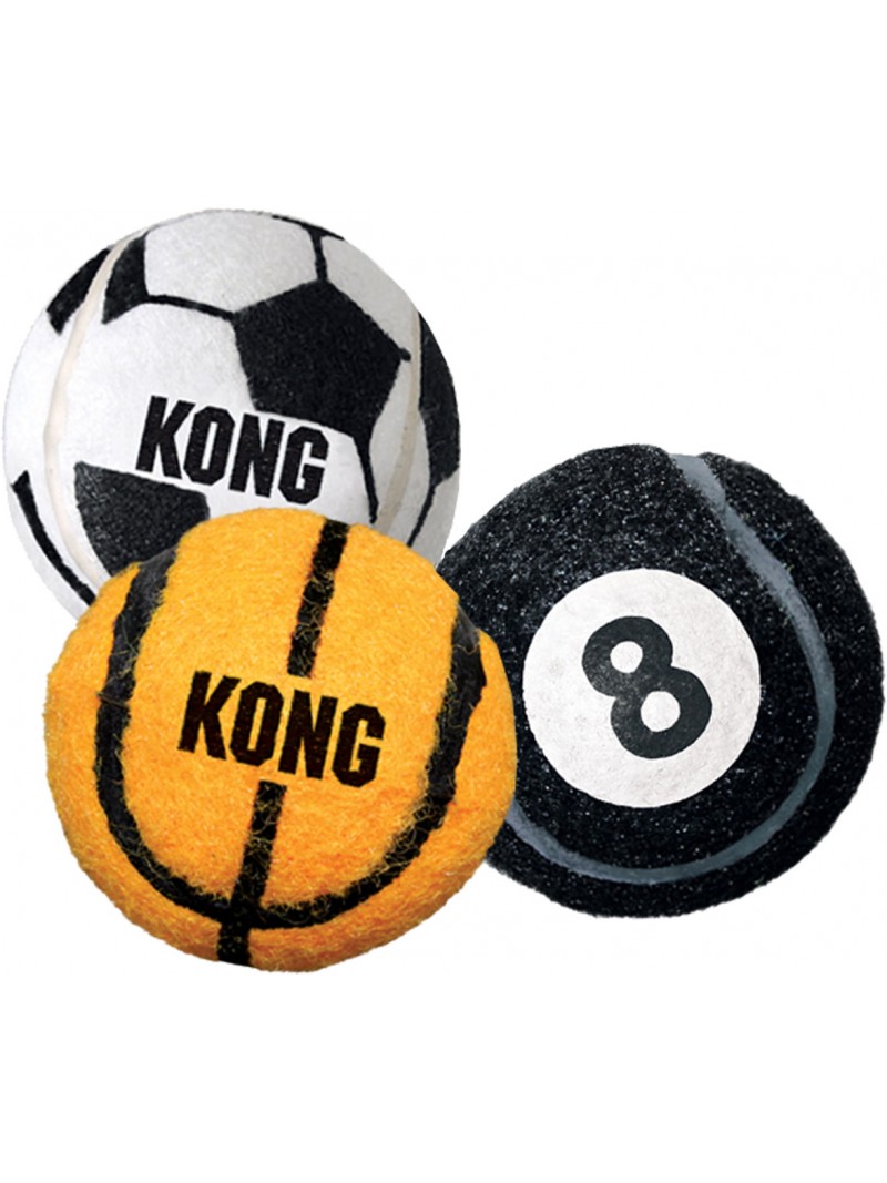 Kong sport soccer balls 3-pack sm