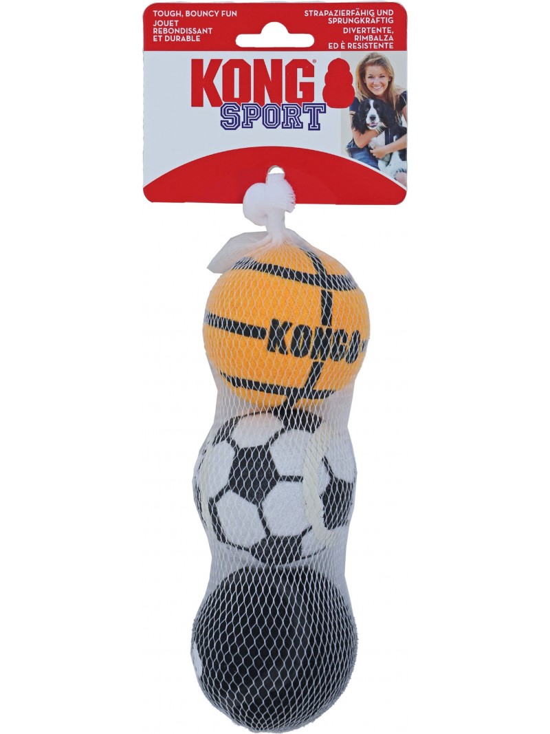 Kong sport soccer balls 3-pack sm