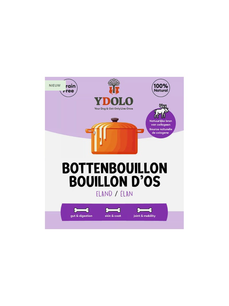 Ydolo bottenbouillon wilde eland 230ml