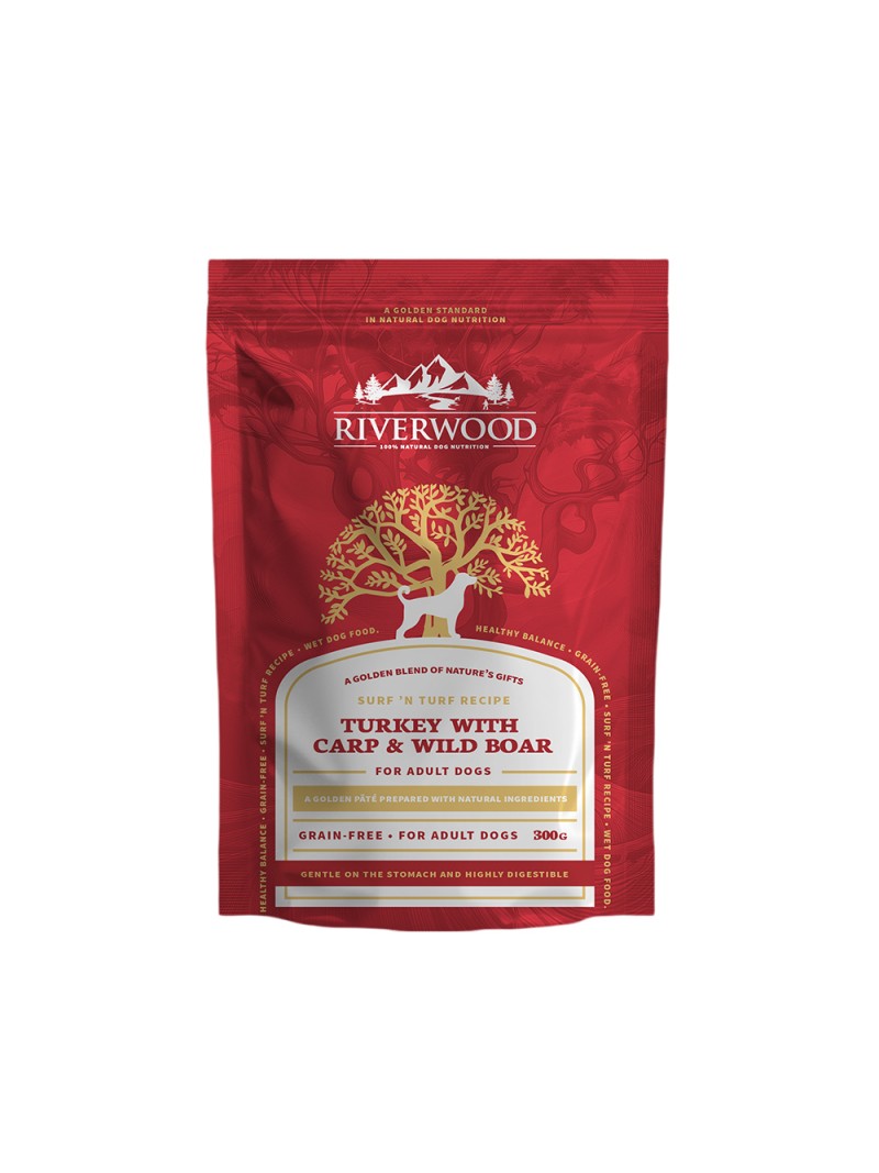 Riverwood pouch turkey with wild boar & carp 300g