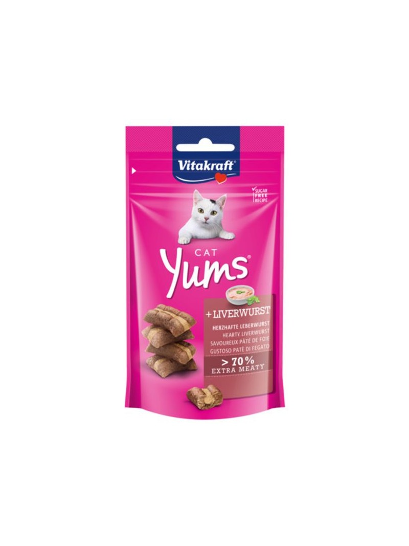 Vitakraft cat yums leverworst 40gram