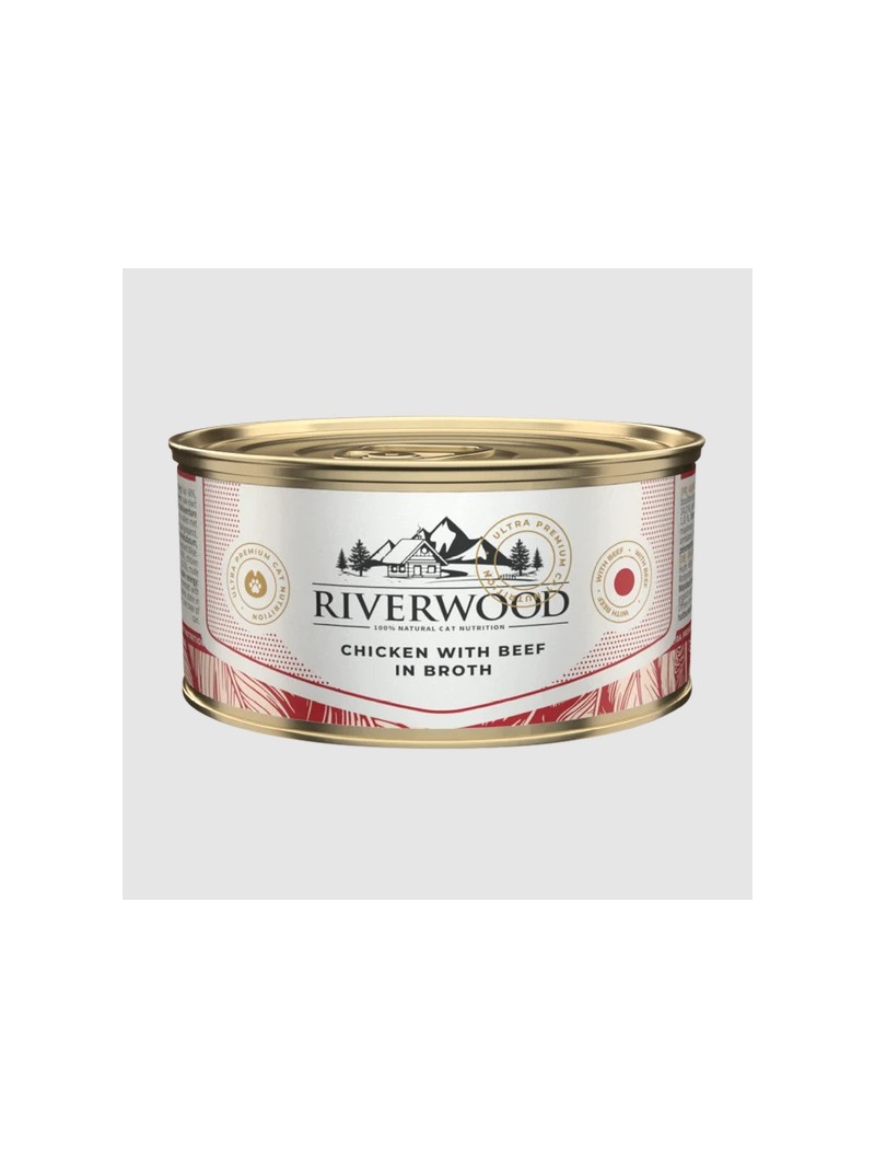 Riverwood chicken with beef in broth 85gram